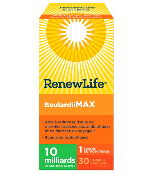 BoulardiiMax - Probiotiques du voyageur - Renew LIfe
